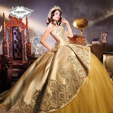 Cargar imagen en el visor de la galería, Vestido Dorado Ragazza . Ulitmas piezas 50%+10%