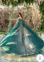 Cargar imagen en el visor de la galería, Nueva Colección Fairy. Vestido Verde Esmeralda para XV