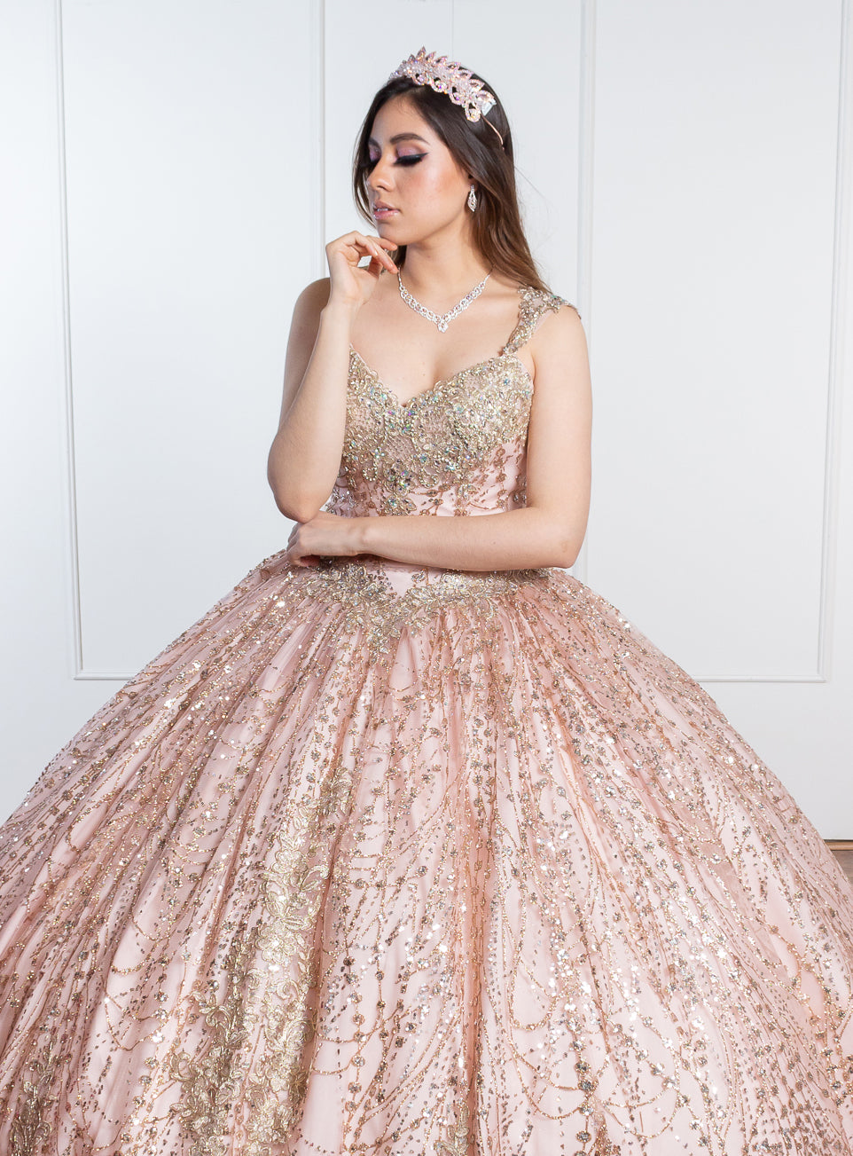 Rosa Palo Vestido 15 Anos Rosa Claro Vestido De 15 Color Rosa