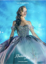 Cargar imagen en el visor de la galería, Vestido Azul Pastel para XV Coleccion Hidden Sea by Ragazza Fashion
