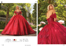 Cargar imagen en el visor de la galería, Vestido Rojo con Manguitas para tu Quinceañera
