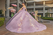 Cargar imagen en el visor de la galería, Espectacular Vestido en Lila para Quinceañera con Manga desmontable
