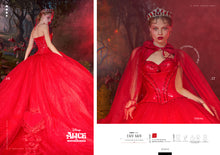 Cargar imagen en el visor de la galería, Promoción por lanzamiento  . Vestido desmontable Reina de Corazones Vestido Rojo para Quinceañera @Disney
