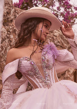 Cargar imagen en el visor de la galería, Vestido de XV Años Lila Suave para XV Años  Ragazza Pregunta Promociones
