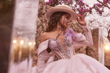 Cargar imagen en el visor de la galería, Vestido de XV Años Lila Suave para XV Años  Ragazza Pregunta Promociones
