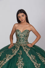 Cargar imagen en el visor de la galería, Vestido Verde Esmeralda para Quinceañera en Promoción. Ragazza Fashion
