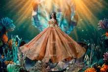 Cargar imagen en el visor de la galería, Hermoso Vestido de XV Hidden Sea tono Blush  by Ragazza ME
