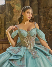 Cargar imagen en el visor de la galería, Vestido Desmontable en Lila, Rosa y Sage  para Quince Años. Ragazza
