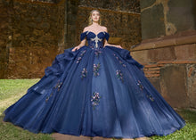 Cargar imagen en el visor de la galería, Hermoso Vestido para XV Años  En Greenery ( Verde ) Navy o Tinto
