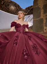 Cargar imagen en el visor de la galería, Hermoso Vestido para XV Años  En Greenery ( Verde ) Navy o Tinto
