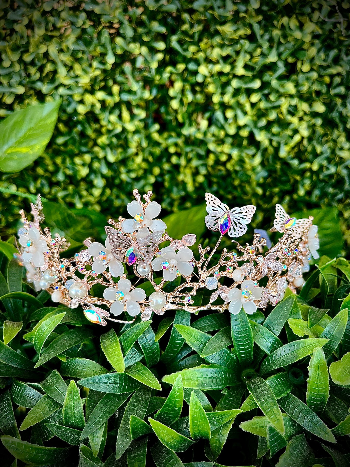 Corona de Mariposas para Quinceañera