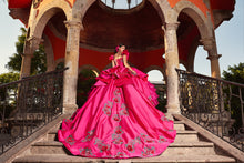 Cargar imagen en el visor de la galería, Vestido Rosa Mexicano tipo Charro para Quince Años
