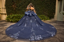 Cargar imagen en el visor de la galería, Vestido Azul Marino Navy para XV Ragazza Fashion  Edición LIMITADA
