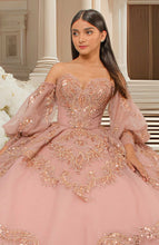 Cargar imagen en el visor de la galería, Vestido Rose Gold para Quinceañera Promoción Limitada.
