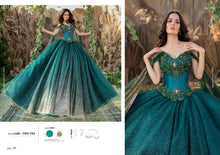 Cargar imagen en el visor de la galería, Nueva Colección Fairy. Vestido Verde Esmeralda para XV
