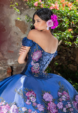 Cargar imagen en el visor de la galería, Vestido Mexicano para Quinceañera Azul Rey. Ulitmas piezas 50+10%OFF
