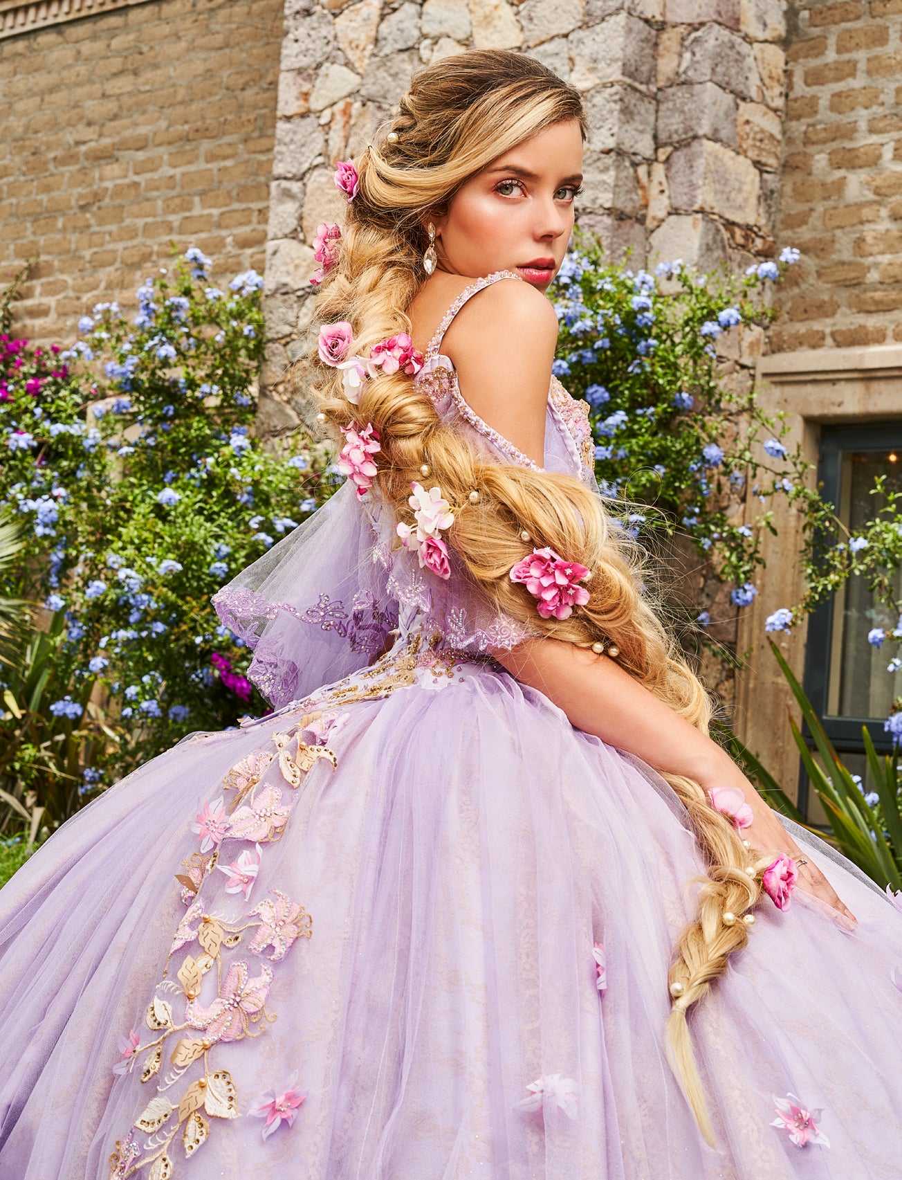 Vestido de XV Princesa Rapunzel. Colección @Disney Princesas by Ragazza Fashion