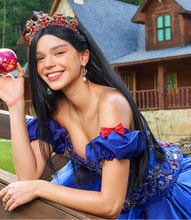 Cargar imagen en el visor de la galería, Vestido de Gala de Blanca Nieves para Quinceañera
