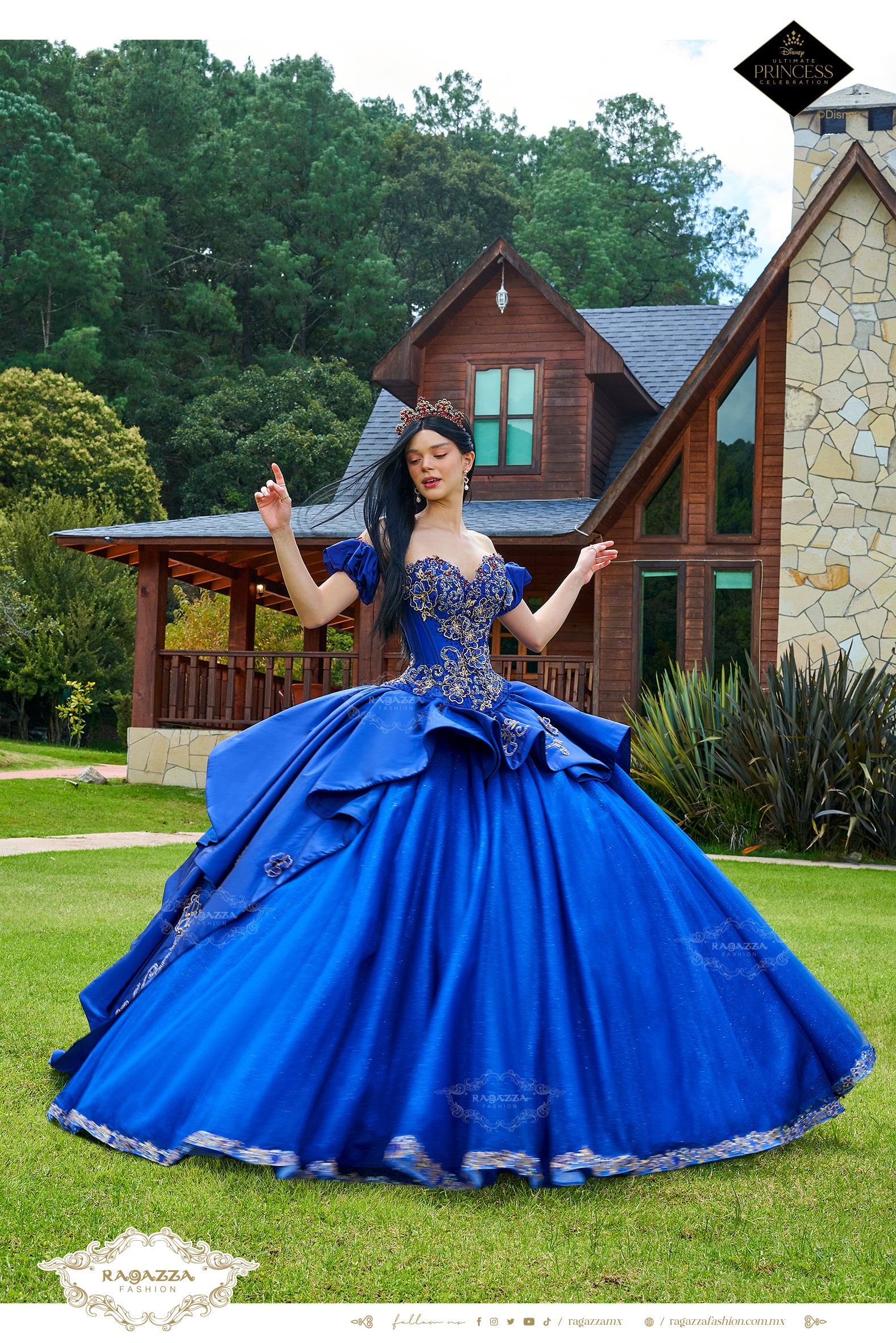 Vestido de Gala de Blanca Nieves para Quinceanera